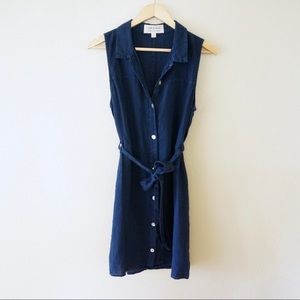 NWOT Cloth & Stone Sleeveless Tie Front Dress